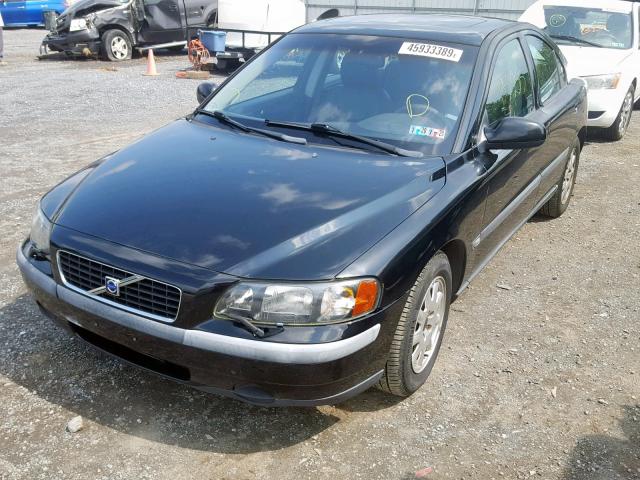 YV1RS61N012020599 - 2001 VOLVO S60 BLACK photo 2