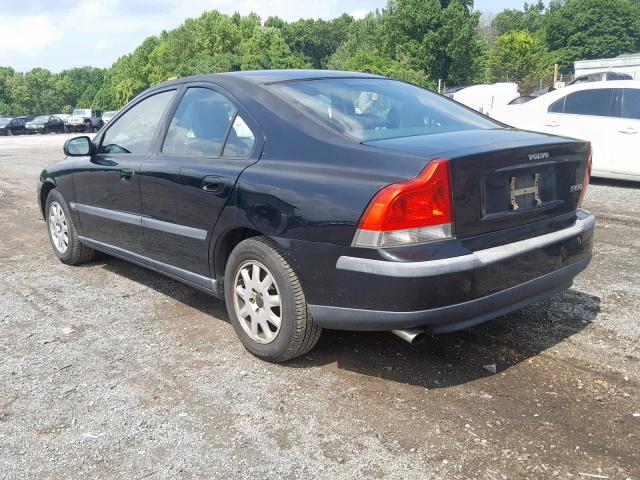 YV1RS61N012020599 - 2001 VOLVO S60 BLACK photo 3