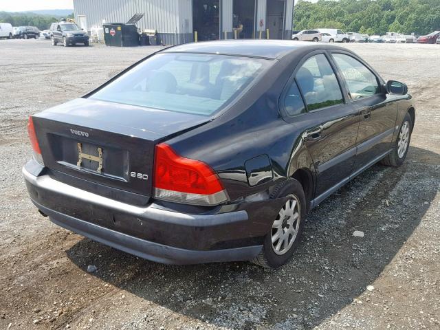 YV1RS61N012020599 - 2001 VOLVO S60 BLACK photo 4