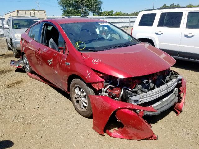 JTDKARFP8H3019517 - 2017 TOYOTA PRIUS PRIM 红色 照片 1