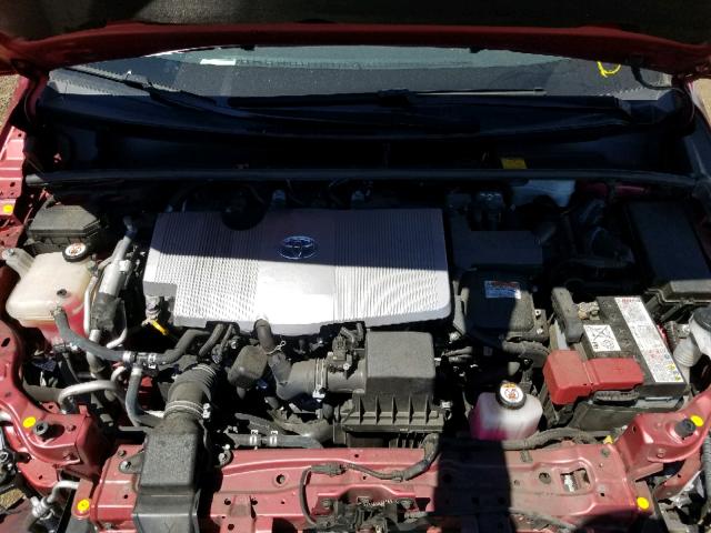 JTDKARFP8H3019517 - 2017 TOYOTA PRIUS PRIM 红色 照片 7