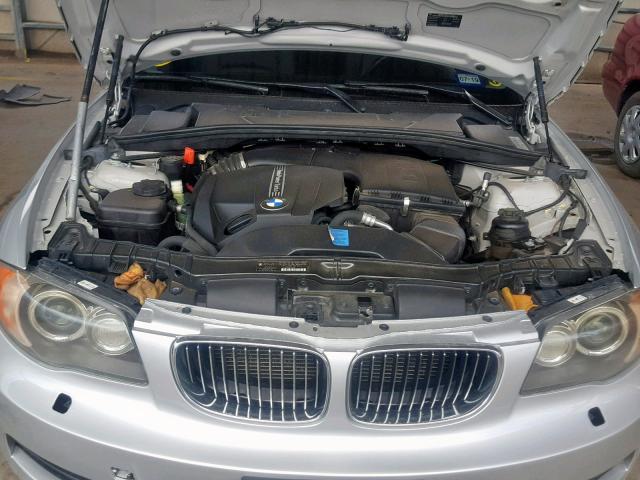 WBAUC9C55BVM11160 - 2011 BMW 135 I SILVER photo 7