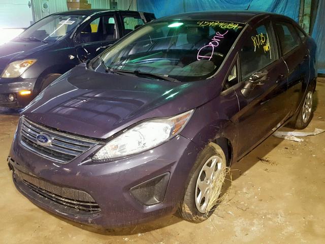 3FADP4BJ9DM204301 - 2013 FORD FIESTA SE GRAY photo 2