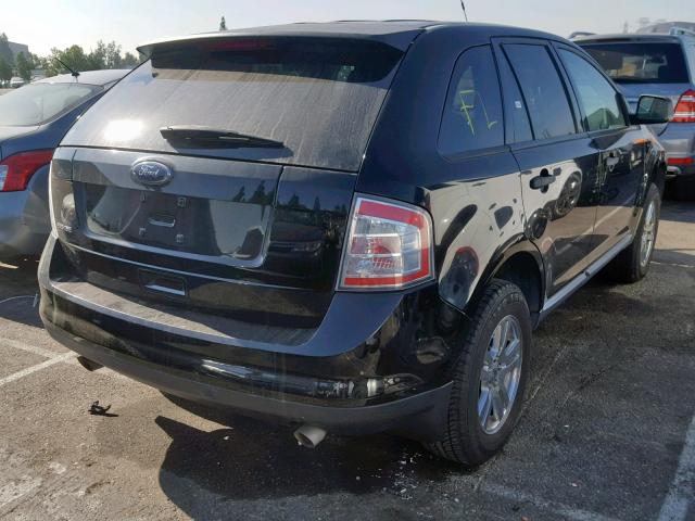 2FMDK36C18BA13912 - 2008 FORD EDGE SE BLACK photo 4