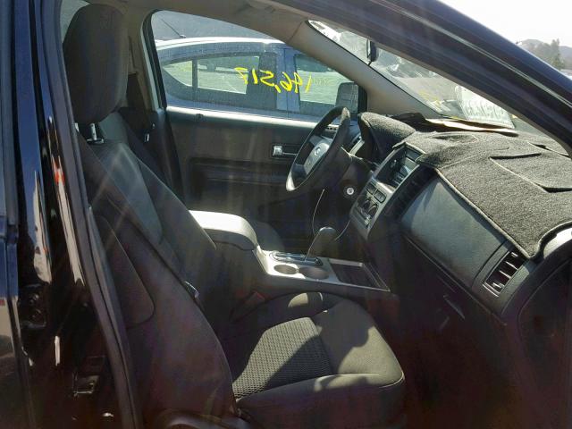 2FMDK36C18BA13912 - 2008 FORD EDGE SE BLACK photo 5