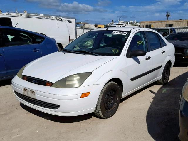 1FAFP33PX3W109542 - 2003 FORD FOCUS LX WHITE photo 2