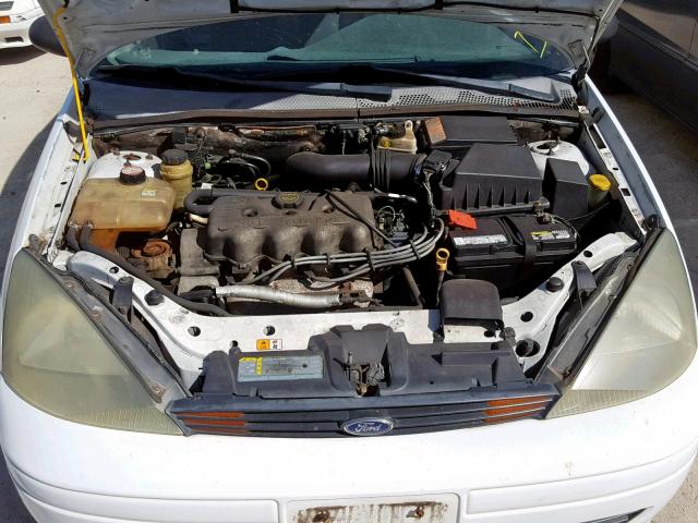 1FAFP33PX3W109542 - 2003 FORD FOCUS LX WHITE photo 7