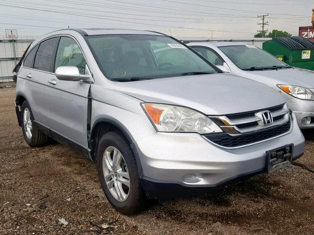 5J6RE4H76BL019505 - 2011 HONDA CR-V EXL SILVER photo 1