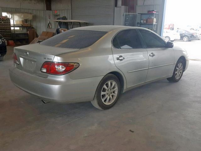 JTHBF30G925027711 - 2002 LEXUS ES 300 GRAY photo 4