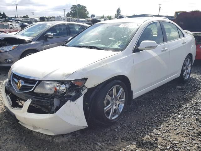 Jh4cl95965c024582 2005 Acura Tsx White Price History History Of Past Auctions Prices And Bids History Of Salvage And Used Vehicles
