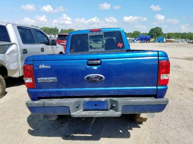 1FTYR14U27PA02460 - 2007 FORD RANGER SUP BLUE photo 6