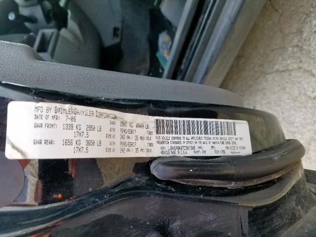 1J8HG48K87C501506 - 2007 JEEP COMMANDER 黑色 照片 10