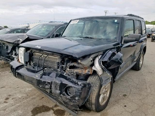 1J8HG48K87C501506 - 2007 JEEP COMMANDER 黑色 照片 2
