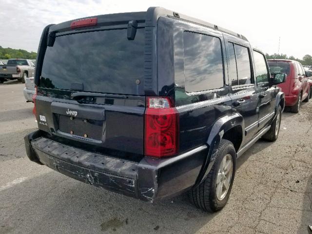 1J8HG48K87C501506 - 2007 JEEP COMMANDER 黑色 照片 4