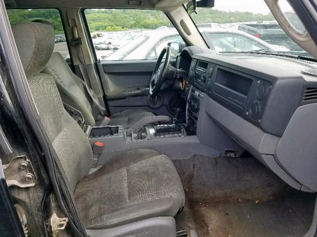 1J8HG48K87C501506 - 2007 JEEP COMMANDER 黑色 照片 5