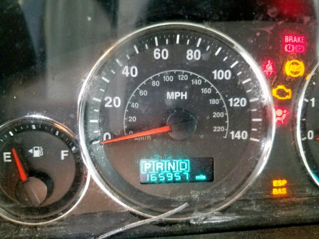 1J8HG48K87C501506 - 2007 JEEP COMMANDER 黑色 照片 8