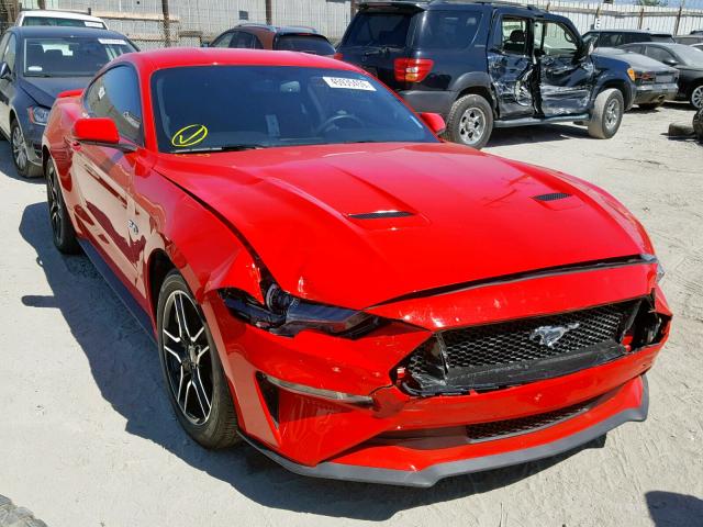 1FA6P8CF4K5119007 - 2019 FORD MUSTANG GT RED photo 1