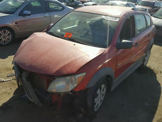 5Y2SM658X6Z404104 - 2006 PONTIAC VIBE RED photo 2