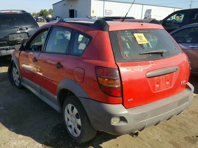 5Y2SM658X6Z404104 - 2006 PONTIAC VIBE RED photo 3