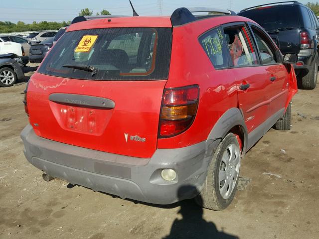 5Y2SM658X6Z404104 - 2006 PONTIAC VIBE RED photo 4