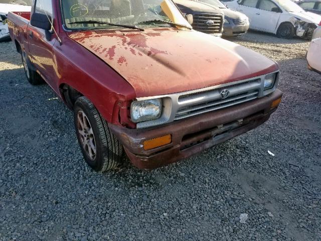 JT4RN81A3R5192352 - 1994 TOYOTA PICKUP 1/2 RED photo 9