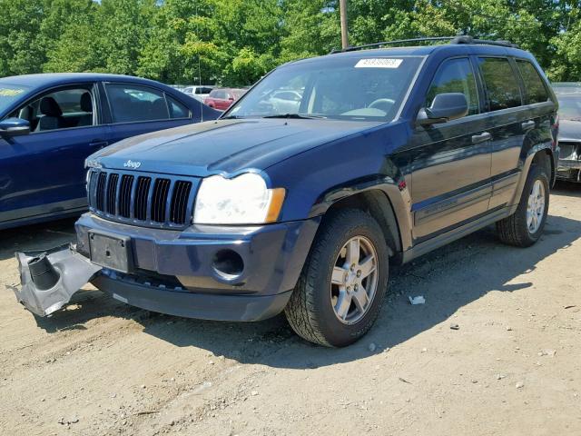 1J4GR48K05C603306 - 2005 JEEP GRAND CHER BLUE photo 2