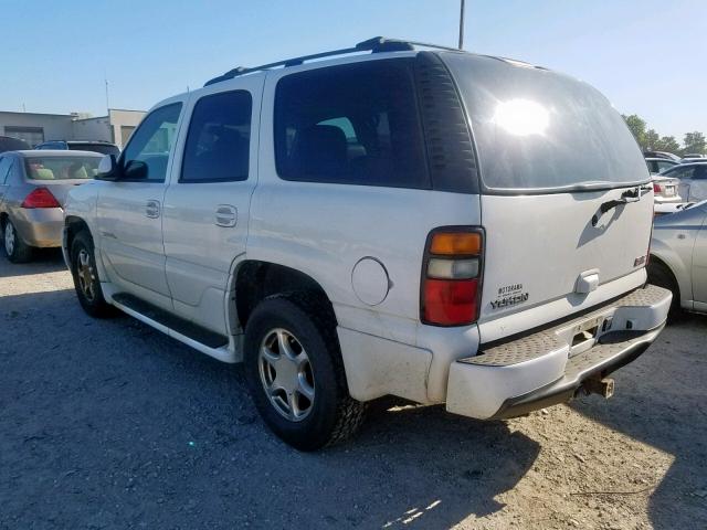 1GKEK63U04J159185 - 2004 GMC YUKON DENA WHITE photo 3