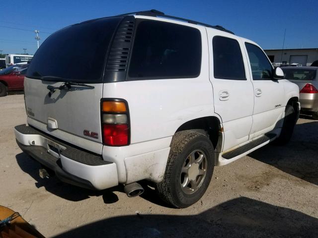 1GKEK63U04J159185 - 2004 GMC YUKON DENA WHITE photo 4