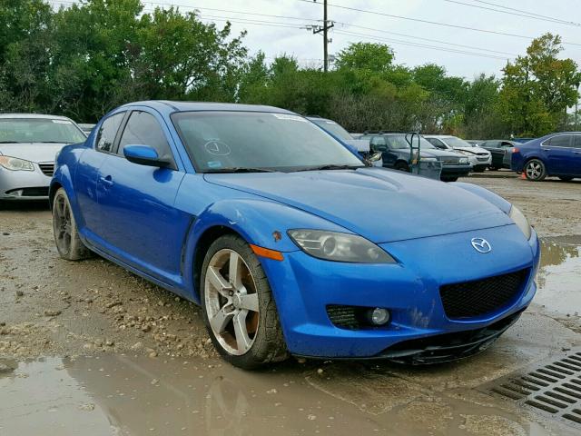 JM1FE173240128134 - 2004 MAZDA RX8 BLUE photo 1