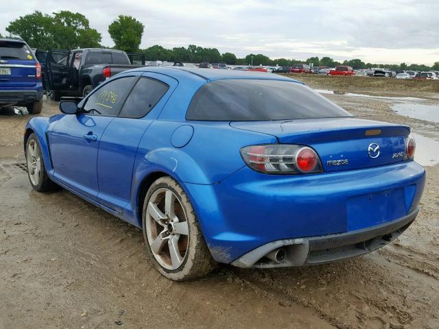 JM1FE173240128134 - 2004 MAZDA RX8 BLUE photo 3