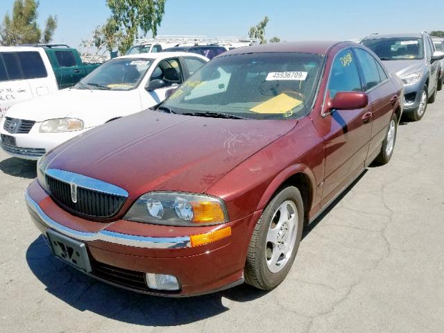 1LNHM87A5YY859372 - 2000 LINCOLN LS 勃艮第红 照片 2