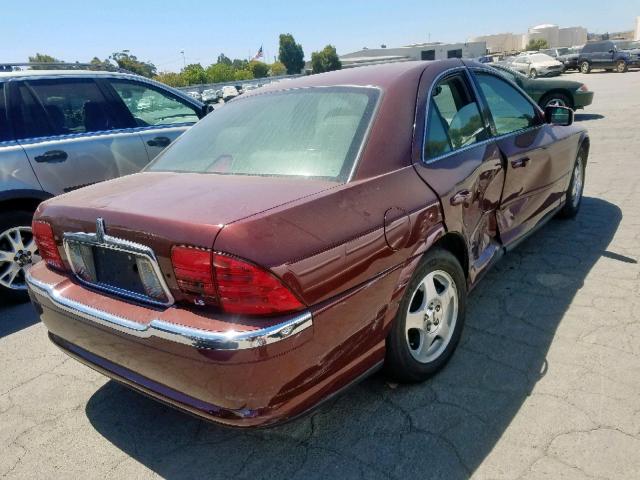 1LNHM87A5YY859372 - 2000 LINCOLN LS 勃艮第红 照片 4