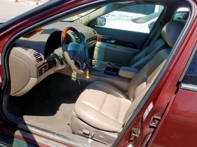 1LNHM87A5YY859372 - 2000 LINCOLN LS 勃艮第红 照片 5
