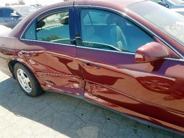 1LNHM87A5YY859372 - 2000 LINCOLN LS 勃艮第红 照片 9