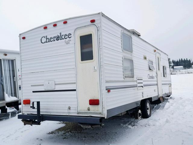 4X4TCKD224P090237 - 2004 WILDWOOD CHEROKEE WHITE photo 4