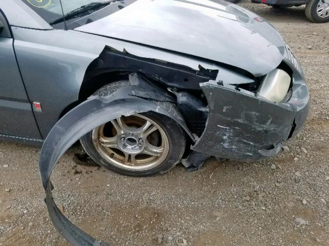 1G8AJ55F16Z122862 - 2006 SATURN ION LEVEL GRAY photo 9