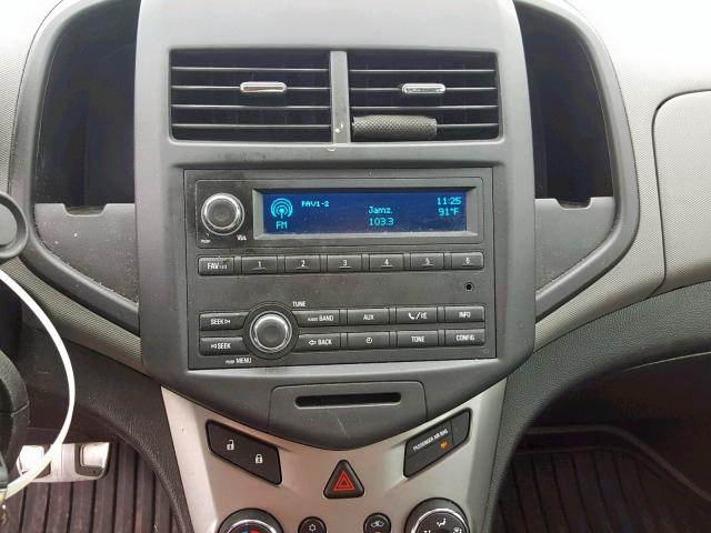 1G1JA5SH6D4143317 - 2013 CHEVROLET SONIC LS BLACK photo 9