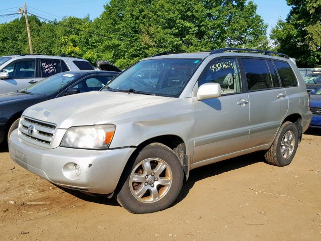 JTEHP21A770211218 - 2007 TOYOTA HIGHLANDER SILVER photo 2
