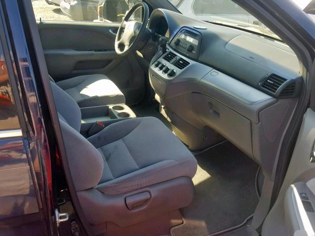 5FNRL38268B054549 - 2008 HONDA ODYSSEY LX BLUE photo 5