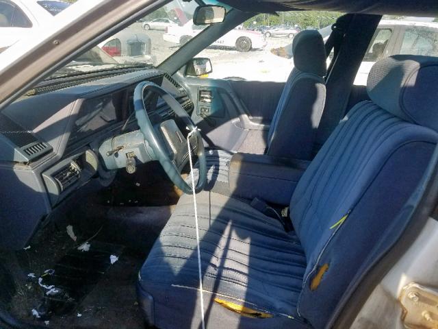 1G3AL54N0N6415385 - 1992 OLDSMOBILE CUTLASS CI WHITE photo 5