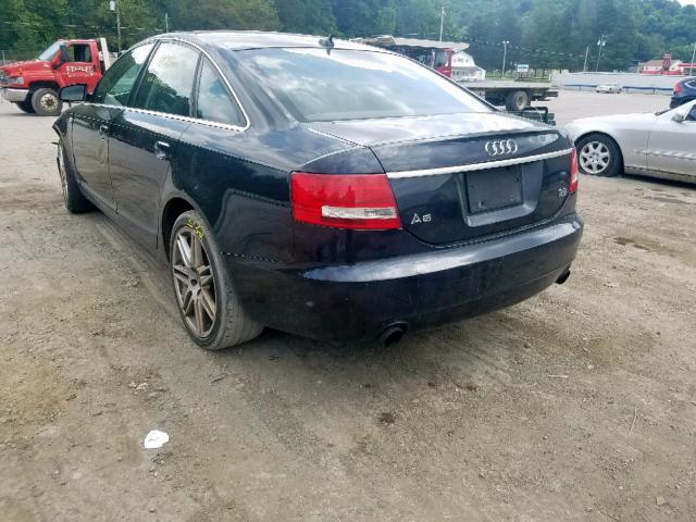 WAUDH74F78N142097 - 2008 AUDI A6 3.2 QUA BLACK photo 3