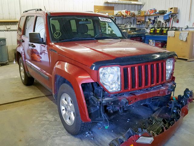 1J4PN2GK2AW139204 - 2010 JEEP LIBERTY SP RED photo 1