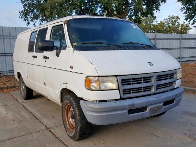 2B7HB21Y4SK549246 - 1995 DODGE RAM VAN B2 WHITE photo 1