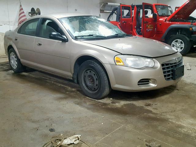 1C3EL46R94N116014 - 2004 CHRYSLER SEBRING LX TAN photo 1