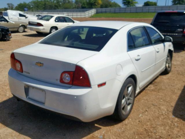 1G1ZH57B99F143200 - 2009 CHEVROLET MALIBU 1LT WHITE photo 4