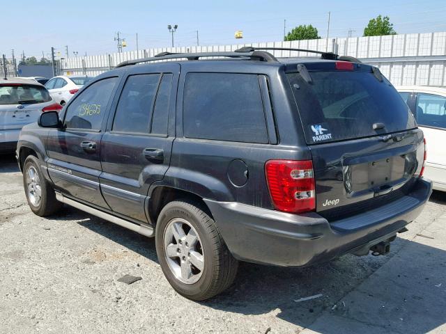 1J8GX68J04C157597 - 2004 JEEP GRAND CHER BLACK photo 3