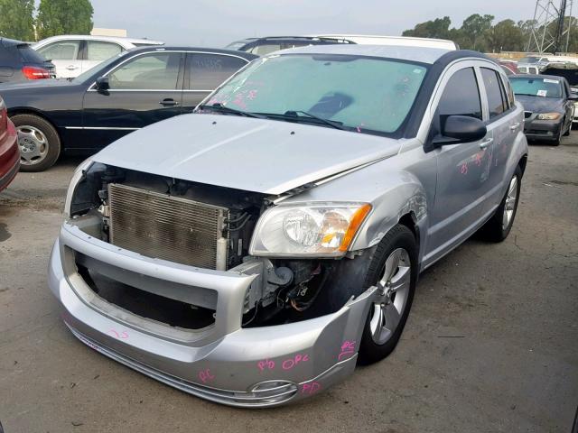 1B3CB4HA0AD651362 - 2010 DODGE CALIBER SX SILVER photo 2