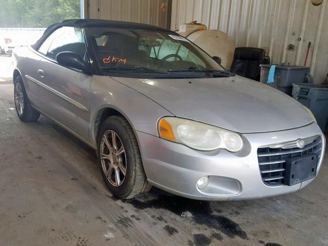 1C3EL55RX4N340724 - 2004 CHRYSLER SEBRING LX SILVER photo 1