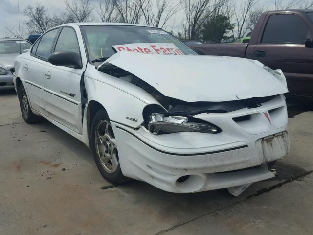 1G2NW52E32M629181 - 2002 PONTIAC GRAND AM G WHITE photo 1