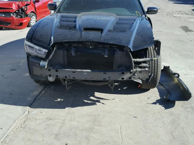 2C3CDXJGXEH371406 - 2014 DODGE CHARGER SX BLACK photo 9